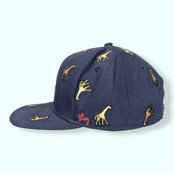 LRG Blue True Heads Golden Giraffe Hat - Picture 2 of 6